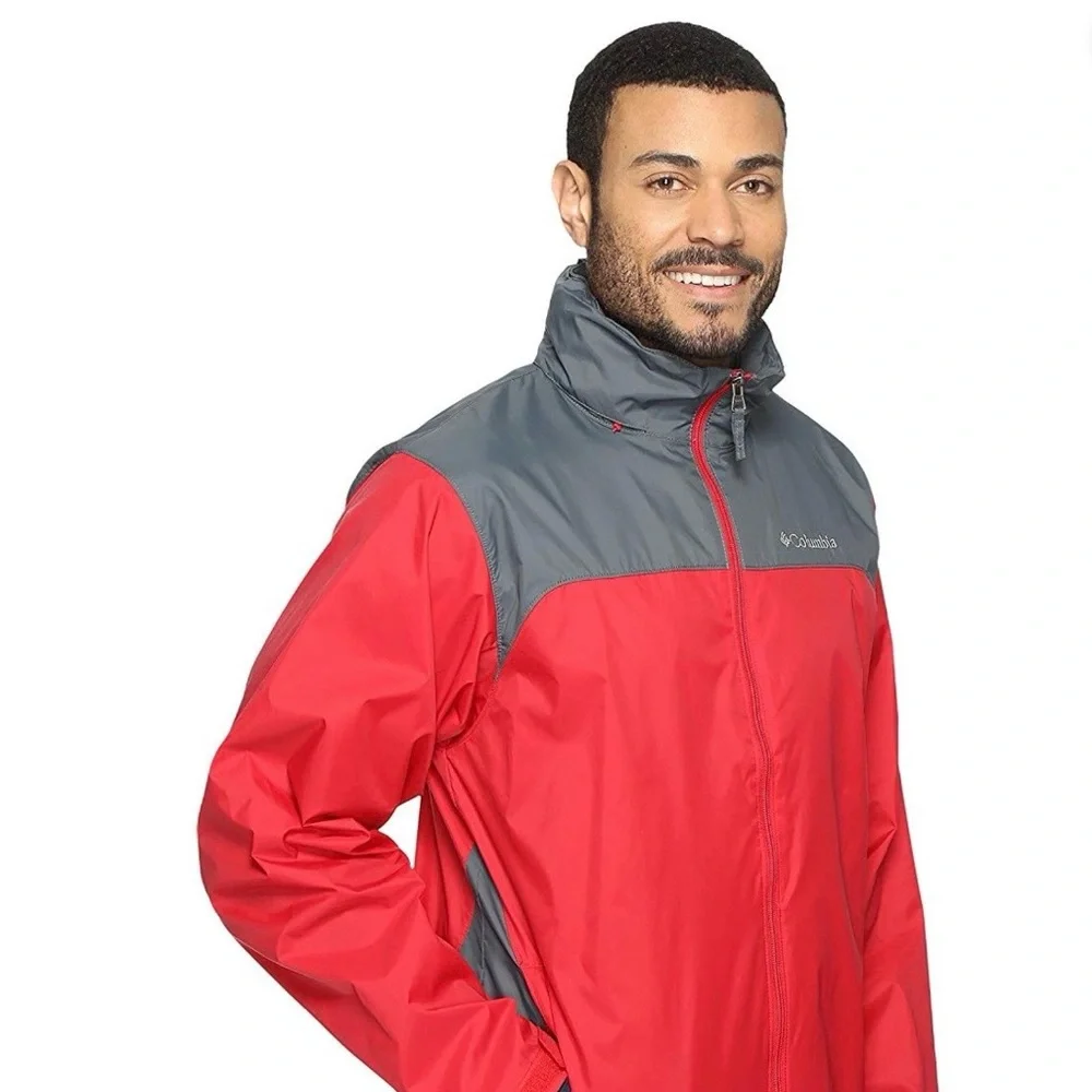 Columbia Mountain Red/Graphite Glennaker Lake Rain Jacket